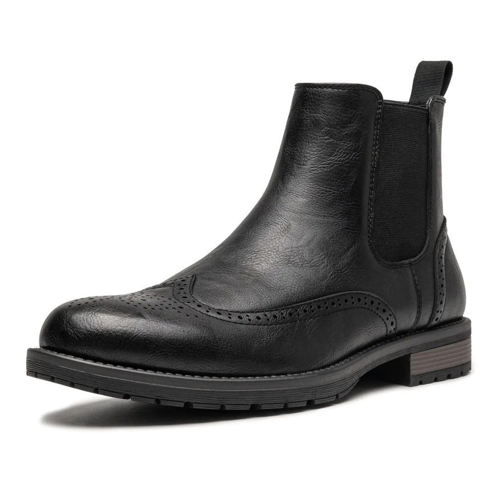 MEN'S Chelsea Boots Slip-on Formal Black 715